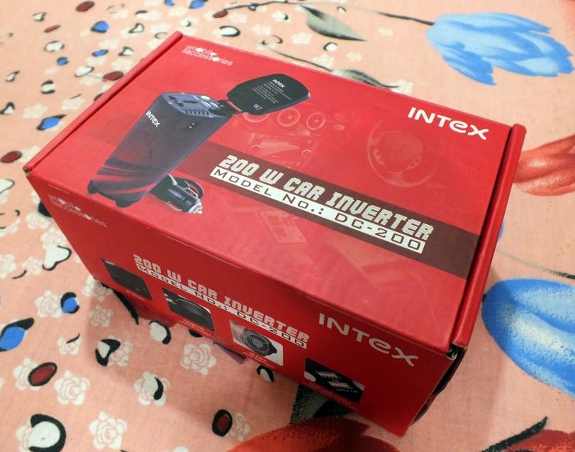 Intex DC-200 Car Interver(Charger) - Box